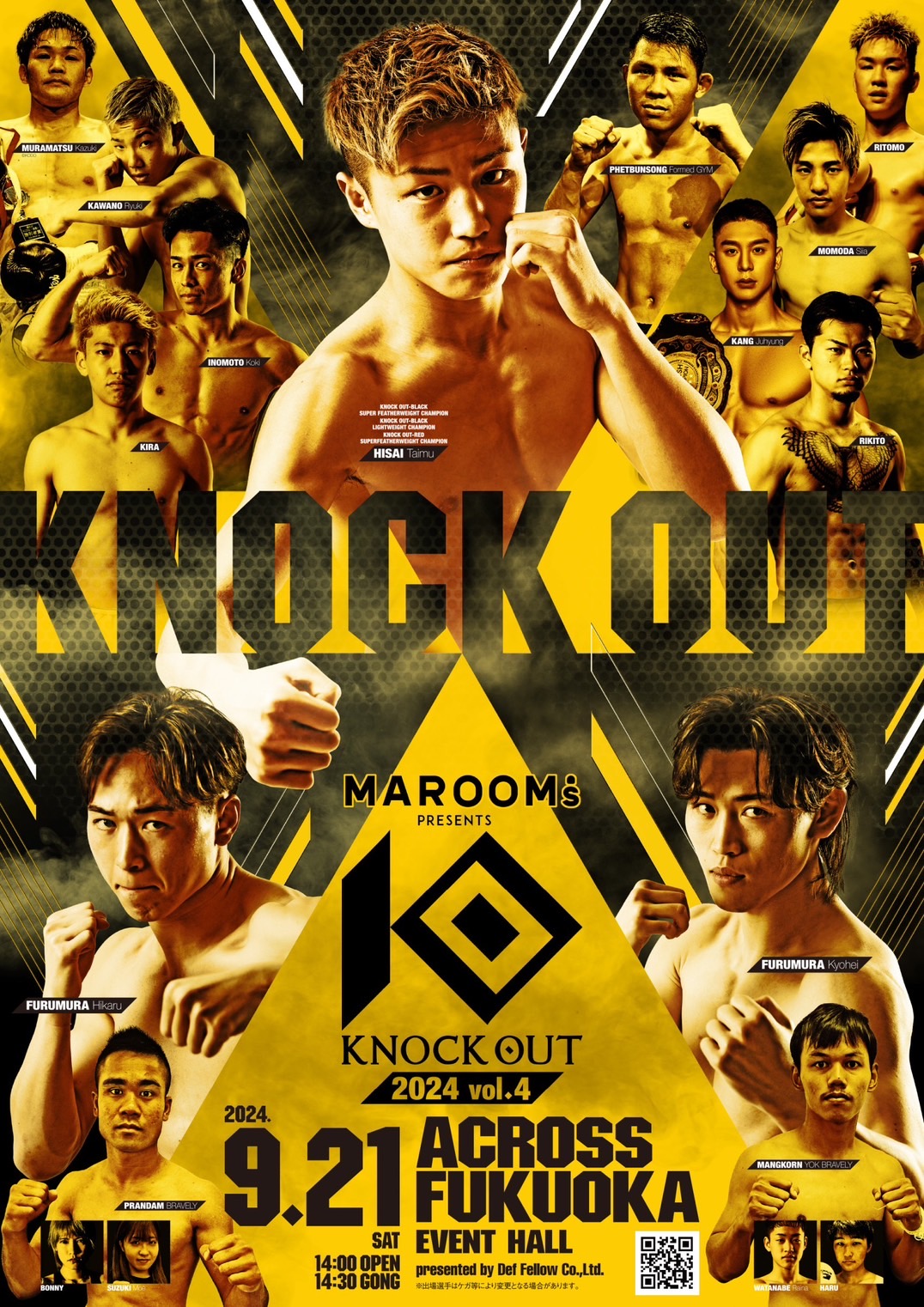 MAROOMS presents KNOCK OUT 2024 vol.4