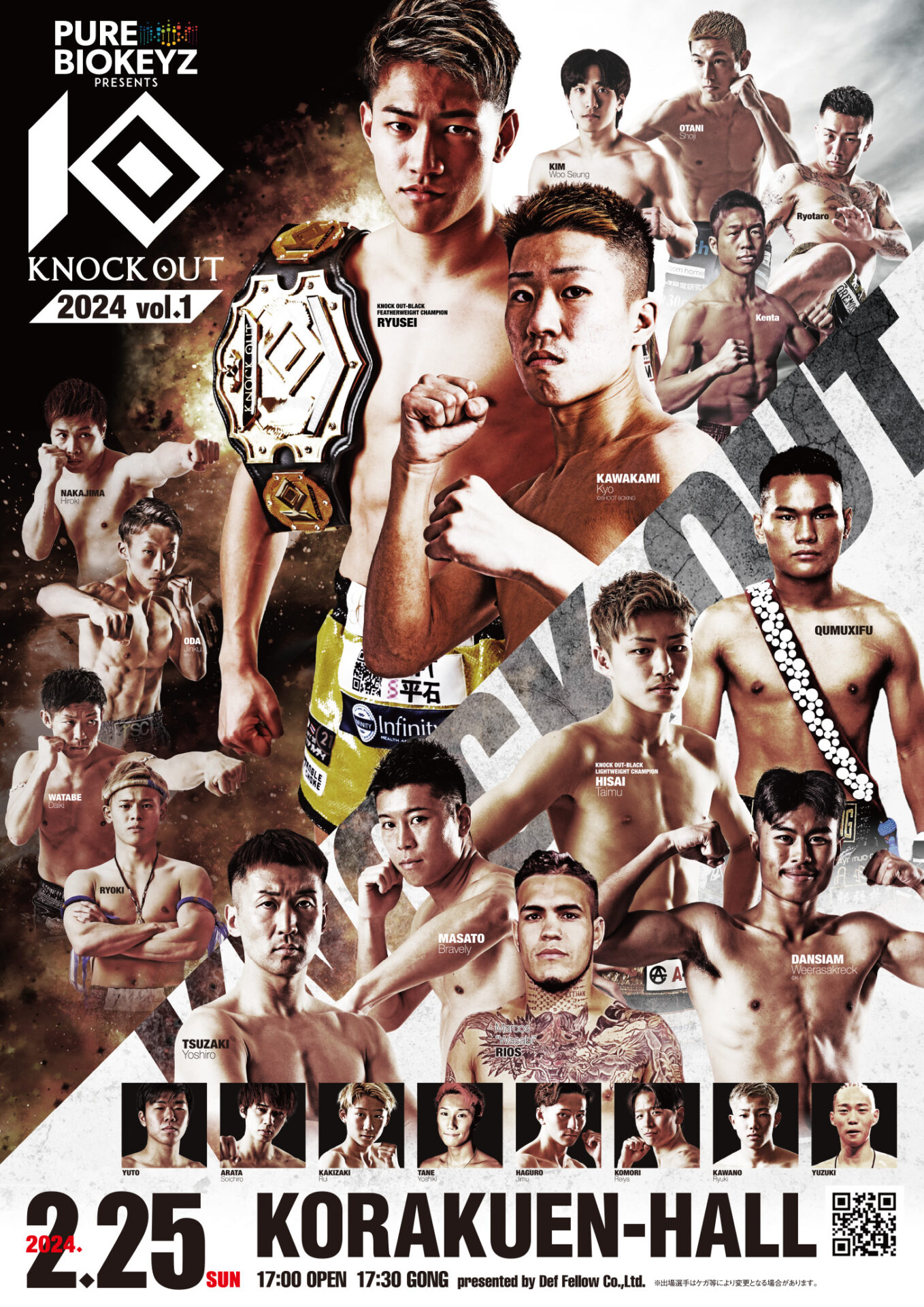 PURE BIOKEYZ presents KNOCK OUT 2024 vol.1